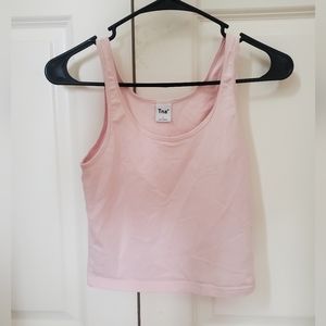 Pink TNA tank top from Aritzia